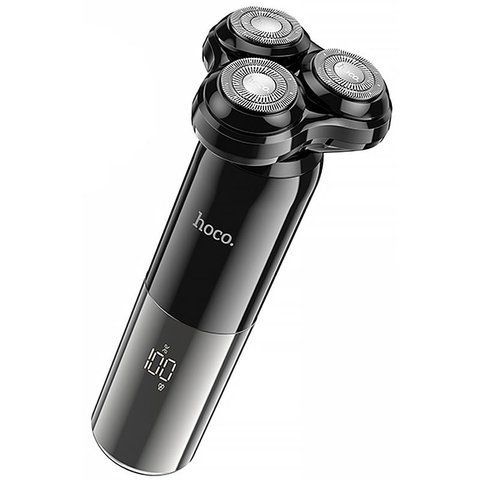 Портативна електробритва Hoco HP35 Induction three-blade Black 73956 фото