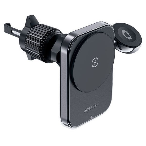 Автотримач з БЗП Acefast D18 2in1 in-car 15W (air outlet) Black 69172 фото