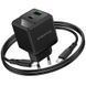 СЗУ Borofone BN19 Intenso PD20W+QC3.0 (1USB-A/1C) + кабель Type-C to Lightning Black 86483 фото 4