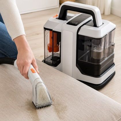 Миючий пилосос для чищення килимів, диванів, салона авто Domotec MS-4415 4200Вт 1080мл ws23576 фото
